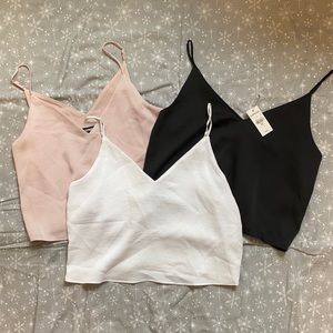 NWT Express Crop Downtown Cami Bundle - XXS